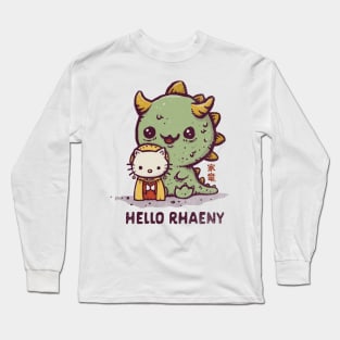 Hello Rhaeny Long Sleeve T-Shirt